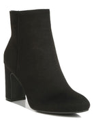 Alysia Block Heel Ankle Boots - Guy Christopher