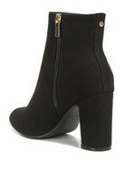 Alysia Block Heel Ankle Boots - Guy Christopher