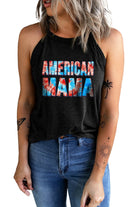 American Mama Graphic Tank - Celebrate the Majesty of Motherhood with this Mesmerizing Masterpiece - Embrace Comfort and Style in One Luxurious Blend - Guy Christopher