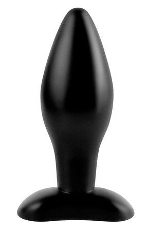 Anal Fantasy Medium Silicone Plug Black - Guy Christopher