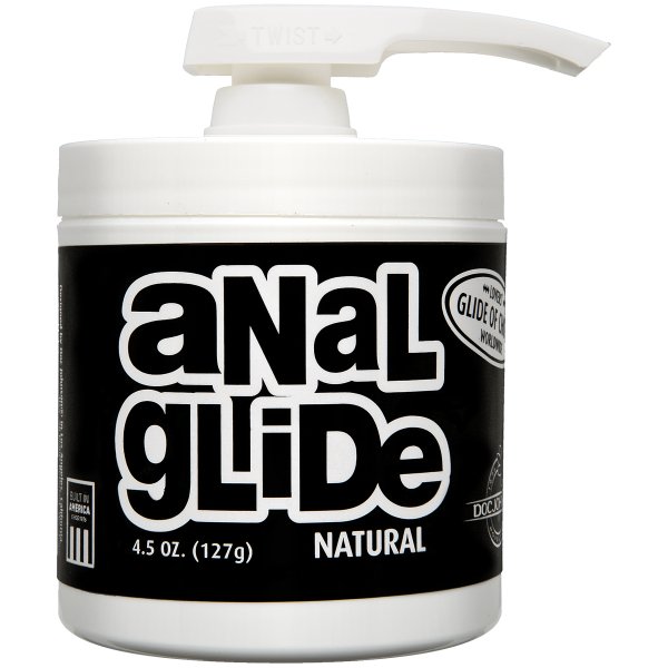 Anal Glide Natural Lubricant 4.5oz Pump - Guy Christopher