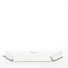 Angelica White Leather Clutch Bag - Guy Christopher