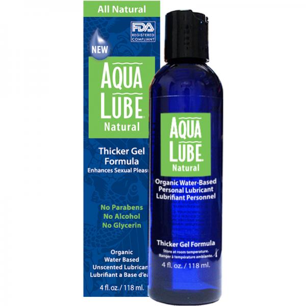 Aqua Lube Natural Gel 4 fluid ounces - Guy Christopher