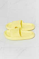 Arms Around Me Open Toe Slide in Yellow - Fall in Love with the Ultimate Romance of Comfort and Style - Indulge Yourself Today - Guy Christopher