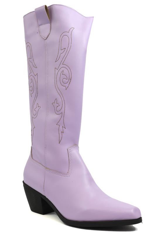 Beautiful Western Style Tall Boots - Guy Christopher