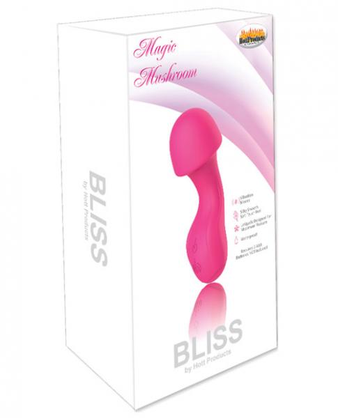 Bliss Magic Mushroom Pink Wand Massager - Guy Christopher