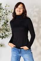 BOMBOM Turtleneck Long Sleeve Blouse - Guy Christopher