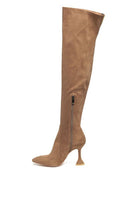 BRANDY OVER THE KNEE HIGH HEELED BOOTS - Guy Christopher