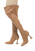 BRANDY OVER THE KNEE HIGH HEELED BOOTS - Guy Christopher