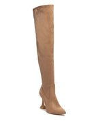 BRANDY OVER THE KNEE HIGH HEELED BOOTS - Guy Christopher