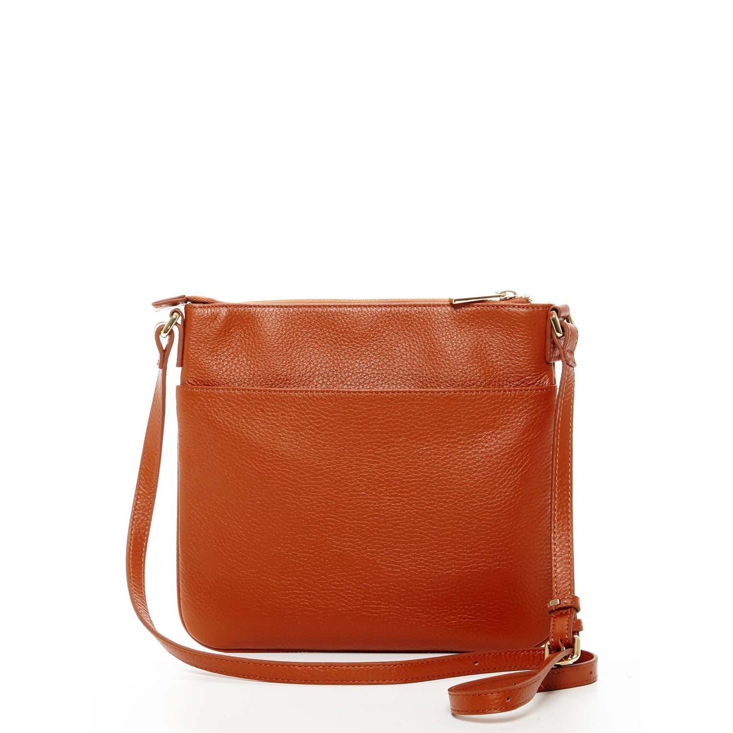 Brown Leather Crossbody Bag - Guy Christopher