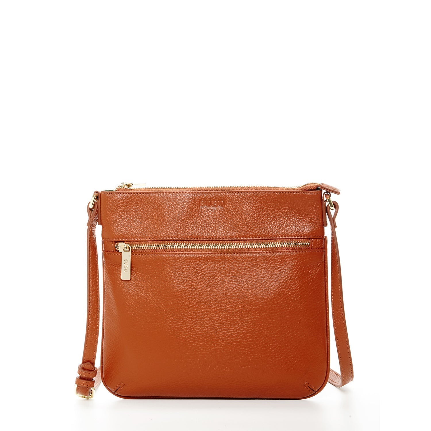 Brown Leather Crossbody Bag - Guy Christopher