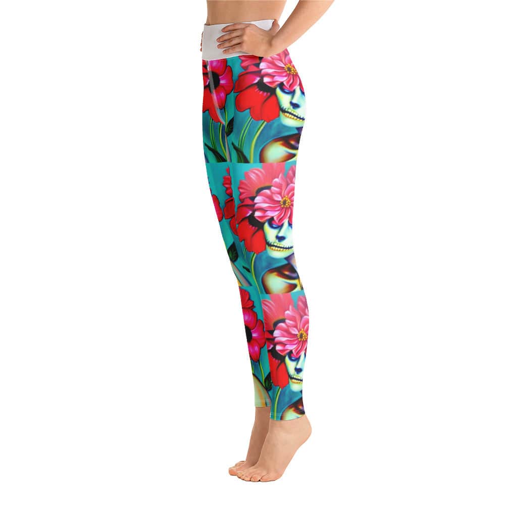 Butterfly Bliss Yoga Leggings - Flutter into a realm of ultimate comfort and eco-friendliness, as you indulge in your magical fairy-like aura - Guy Christopher