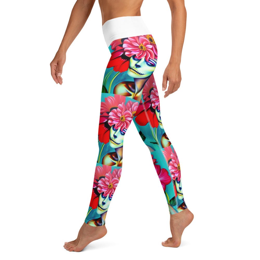 Butterfly Bliss Yoga Leggings - Flutter into a realm of ultimate comfort and eco-friendliness, as you indulge in your magical fairy-like aura - Guy Christopher