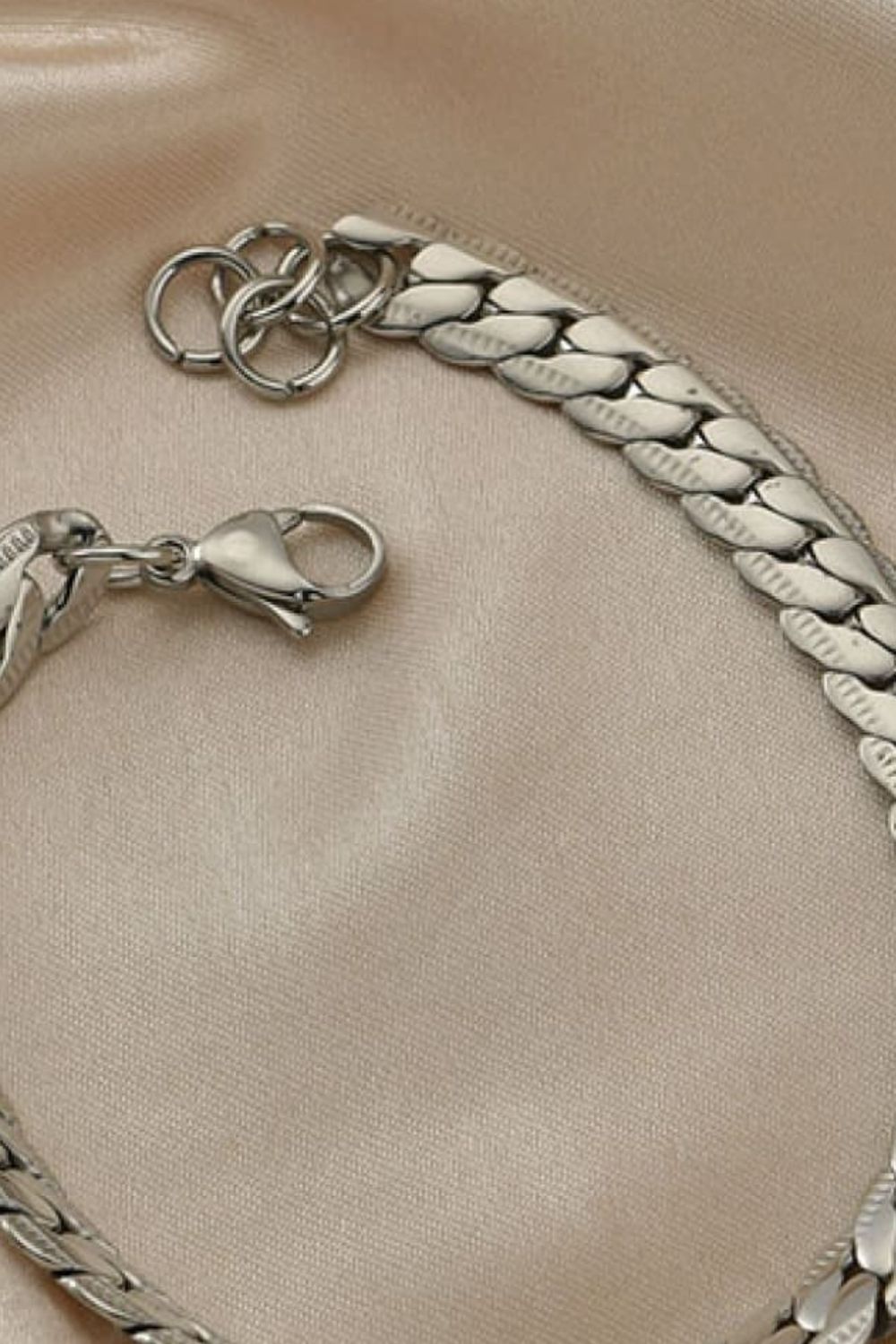 Stainless Steel Curb Chain Bracelet - Guy Christopher 