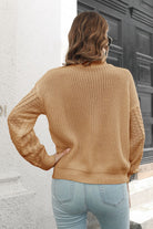 Cable-Knit Turtleneck Sweater - Guy Christopher