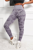 Camo Print Seamless High Waist Yoga Leggings - Embrace Your Curves with Romance and Comfort - Luxurious Material. - Guy Christopher