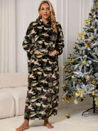 Camouflage Hooded Teddy Night Dress - Guy Christopher