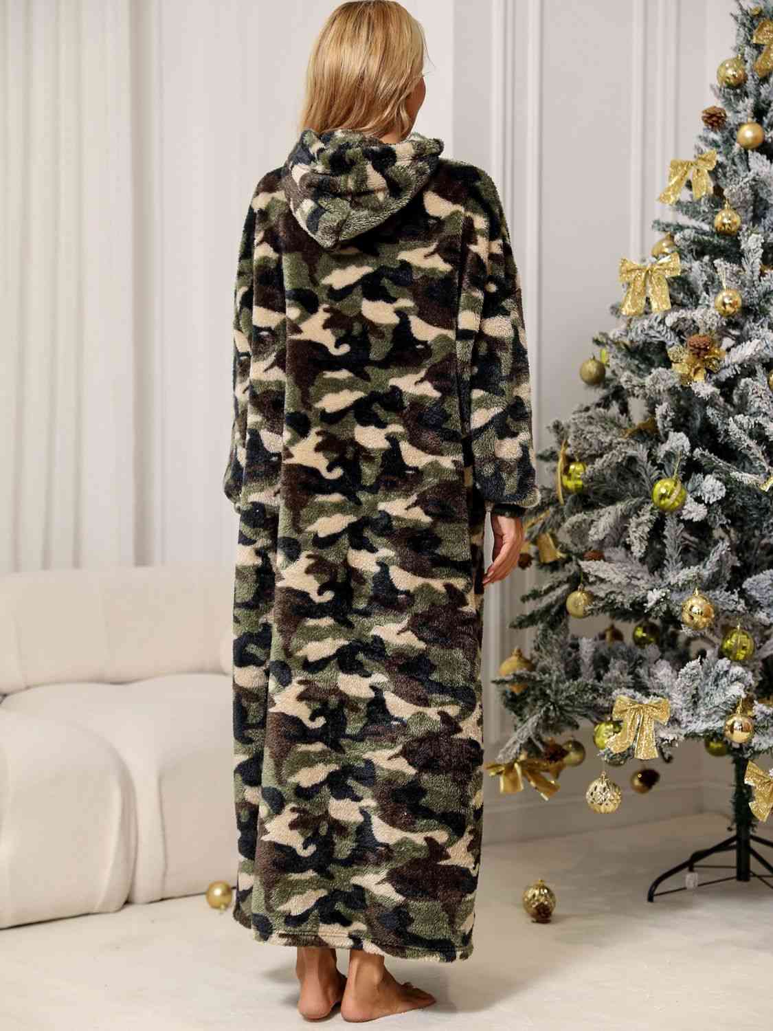 Camouflage Hooded Teddy Night Dress - Guy Christopher