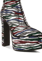 Cartier Pattern Embellishment Platform Boots - Guy Christopher