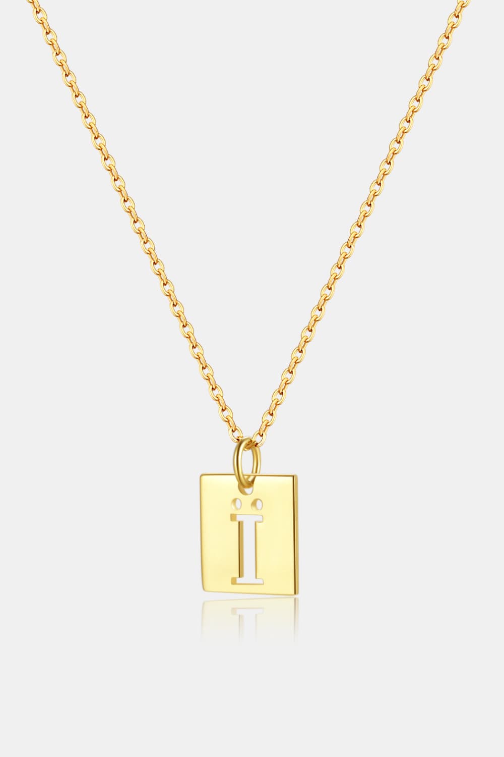 Cutout Rectangle Pendant Necklace - Guy Christopher 