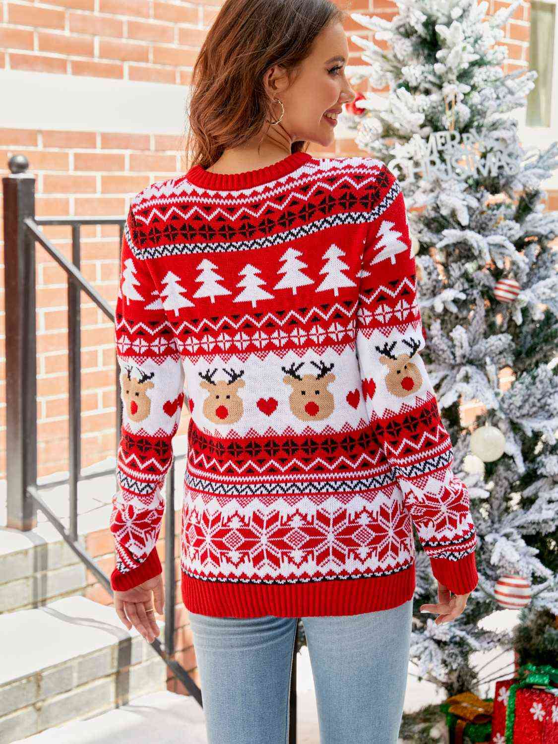 Christmas Round Neck Sweater - Guy Christopher