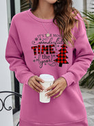 Christmas Tree Graphic Drop Shoulder Sweatshirt - Guy Christopher