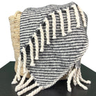 Chunky Black Stripe Alpaca Throw - Guy Christopher