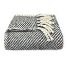 Chunky Black Stripe Alpaca Throw - Guy Christopher