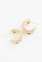 Chunky Braided Hoop Earrings - Guy Christopher