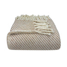 Chunky Camel Stripe Alpaca Throw - Guy Christopher