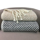 Chunky Camel Stripe Alpaca Throw - Guy Christopher