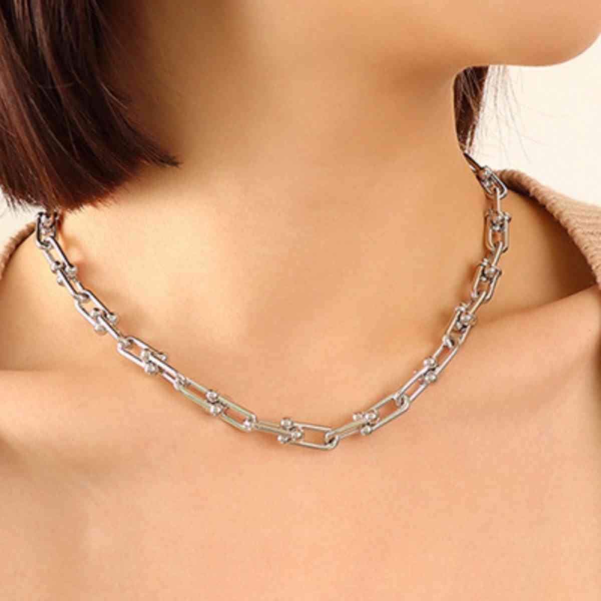 Chunky Chain Titanium Steel Necklace - Guy Christopher