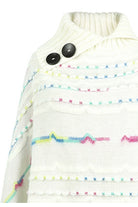 Cloak Sleeve Fringe Detail Poncho - Guy Christopher