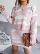 Cloud Sweater and Knit Skirt Set - Guy Christopher