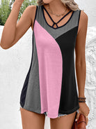 Color Block Tank Top - Guy Christopher