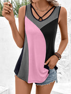 Color Block Tank Top - Guy Christopher