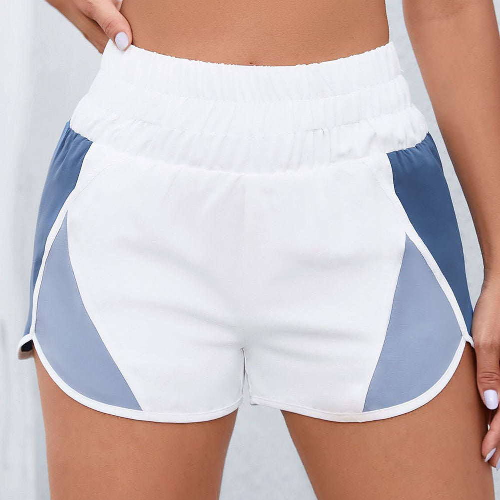 Color Block Wide Waistband Shorts - Guy Christopher