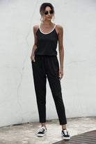 Contrast binding Cami Jumpsuit - Guy Christopher