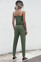 Contrast binding Cami Jumpsuit - Guy Christopher