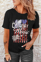 Country Music Graphic Tee Shirt - Feel the Heartland Rhythm and Look Effortlessly Chic - Embrace Romance in Style - Guy Christopher