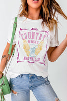 Country Music Nashville Graphic Tee - Let Your Heart Sing with the Rhythm of Romance - Find Your Perfect Fit! - Guy Christopher