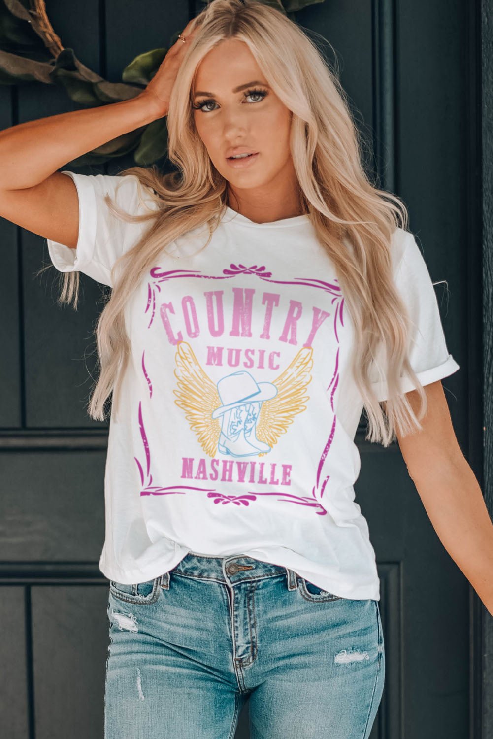 Country Music Nashville Graphic Tee - Let Your Heart Sing with the Rhythm of Romance - Find Your Perfect Fit! - Guy Christopher