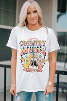 Country Music Nashville Graphic Tee Shirt - Let the Sweet Melodies of Country Romance You - Feel Ultimate Comfort and Style. - Guy Christopher