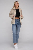 Cozy Sherpa Button-Front Jacket - Guy Christopher