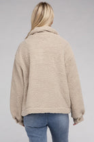 Cozy Sherpa Button-Front Jacket - Guy Christopher