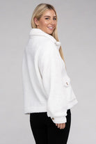 Cozy Sherpa Button-Front Jacket - Guy Christopher