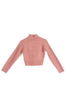 Crop mock neck sweater - Guy Christopher