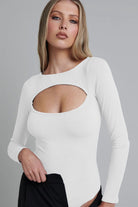 Crown Jewel Bodysuit - Reign in Romance with our Luxuriously Soft Ribbed Long Sleeve Piece - Indulge in the Regal Feel of Feminine Elegance. - Guy Christopher