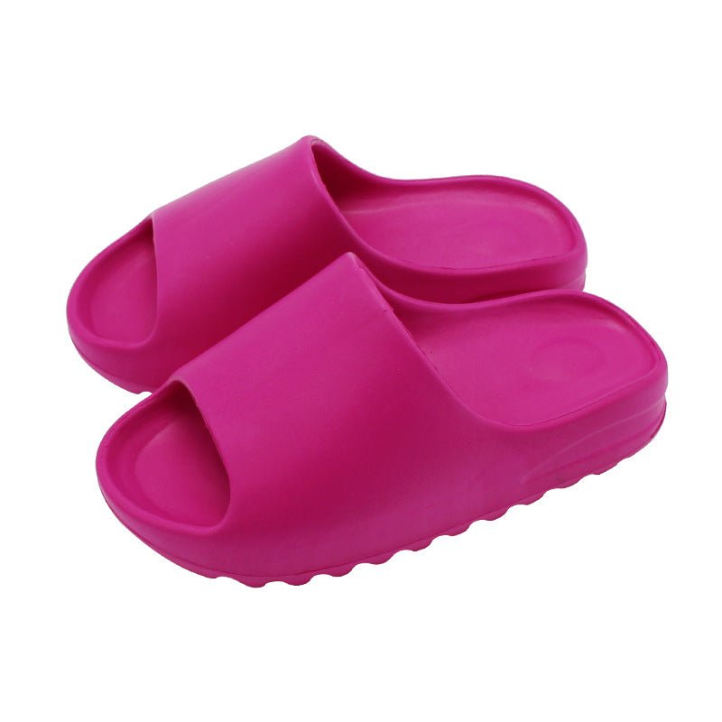 Custom logo Low MOQ zapatilla orange pink red EVA Slides Footwear Colorful Shoe Slippers Slides for women men - Guy Christopher